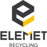 ELEMET Recycling AB logotyp full version med ikon och text - hållbart återvinningsföretag i Sverige