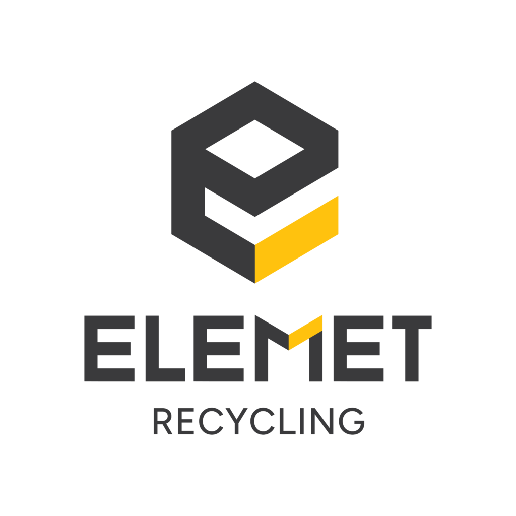 ELEMET Recycling AB logotyp full version med ikon och text - hållbart återvinningsföretag i Sverige