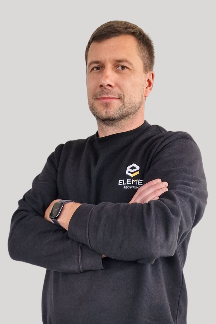 Antanas Pukas, kontaktperson för Stockholm, Uppsala, Södermanland, Västmanland och Örebro på Elemet Recycling.